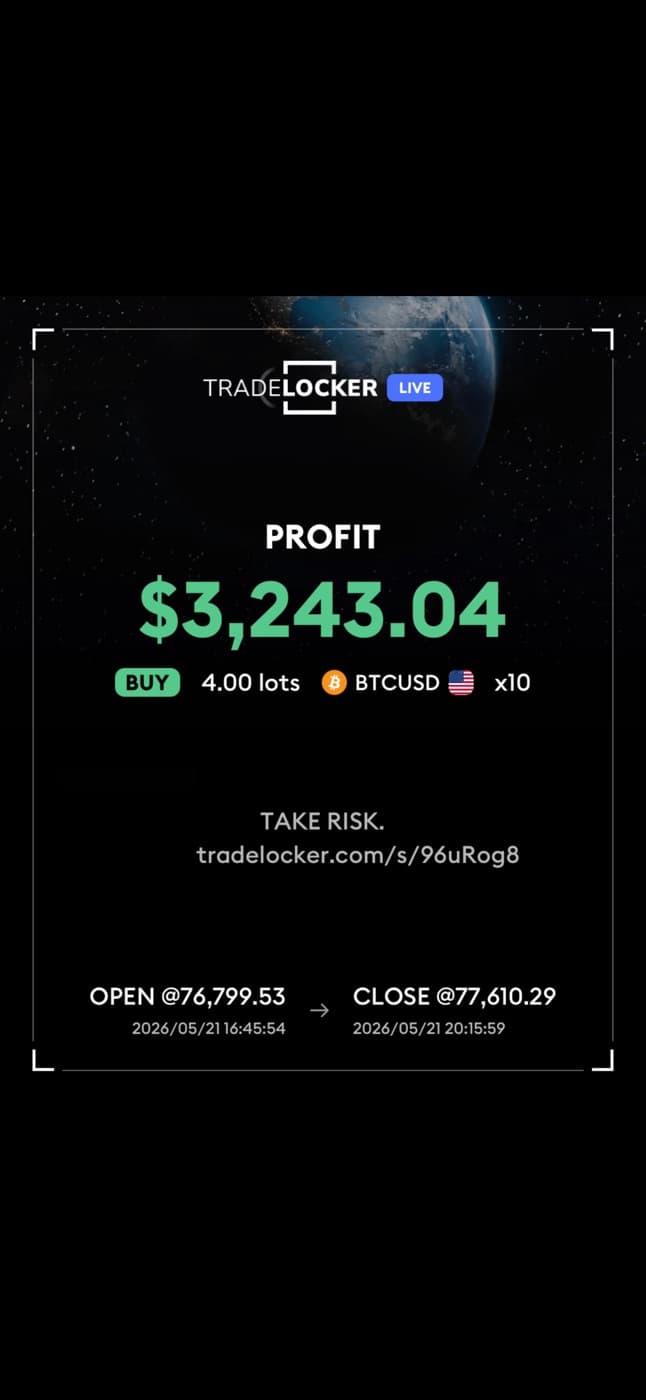 Trading account snapshot 10 of 17 from the AI-Predict system — live, funded-challenge, or practice account (see disclaimer below the gallery)